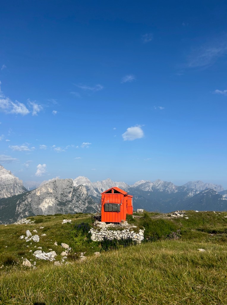 Campsite in Italian Dolomites