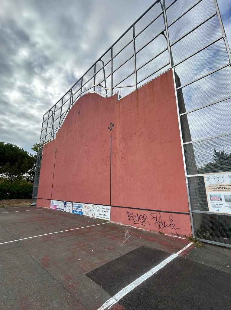 Tennis court in france